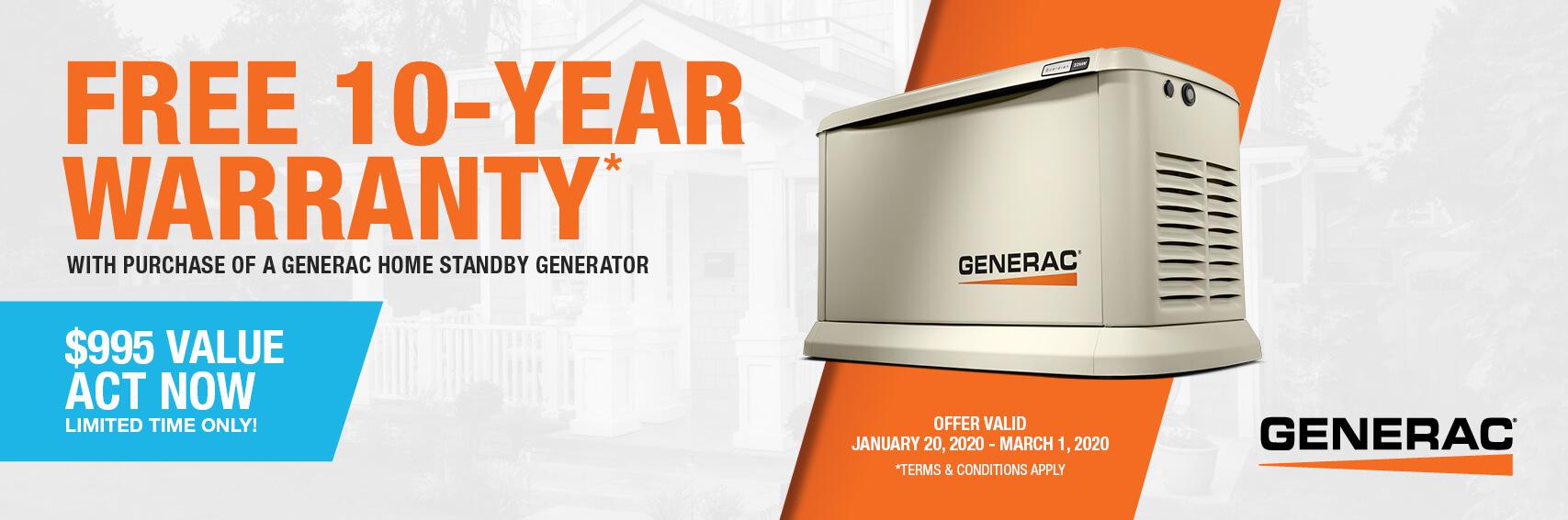 Homestandby Generator Deal | Warranty Offer | Generac Dealer | Minden, NV